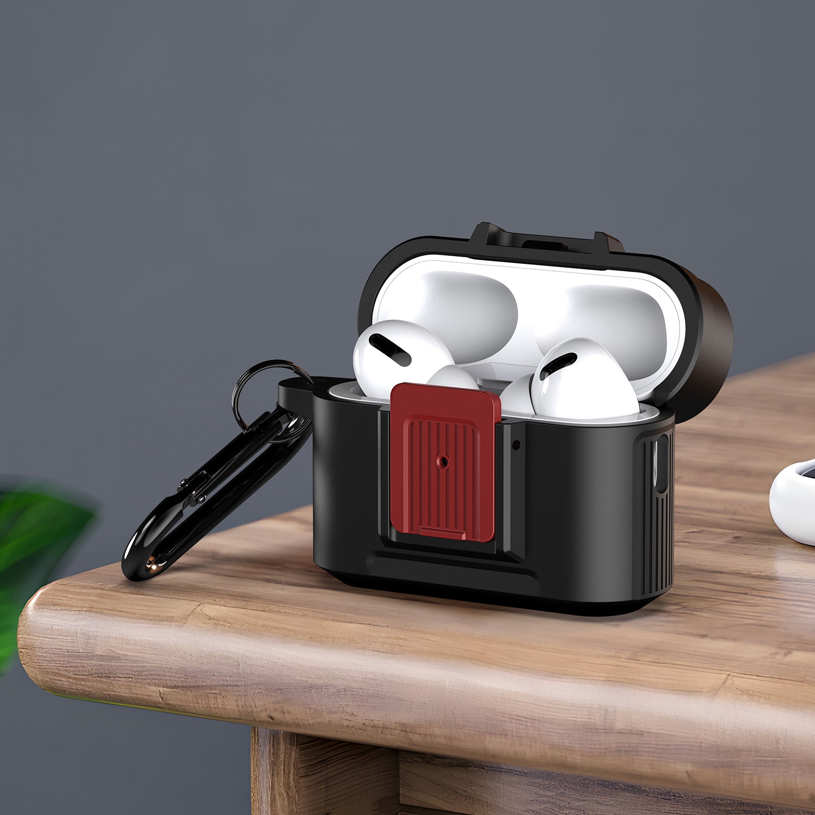 DUX DUCIS PECH Series for Apple AirPods Pro 2 Protective Case Armor Earphone Cover with Keychain DUX DUCIS PECH Series for Apple AirPods Pro 2 Protective Case Armor Earphone Cover with Keychain